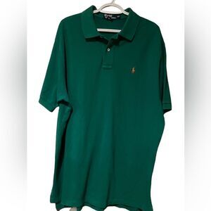 Polo Ralph Lauren Green Short Sleeve Polo Shirt Size  XXL